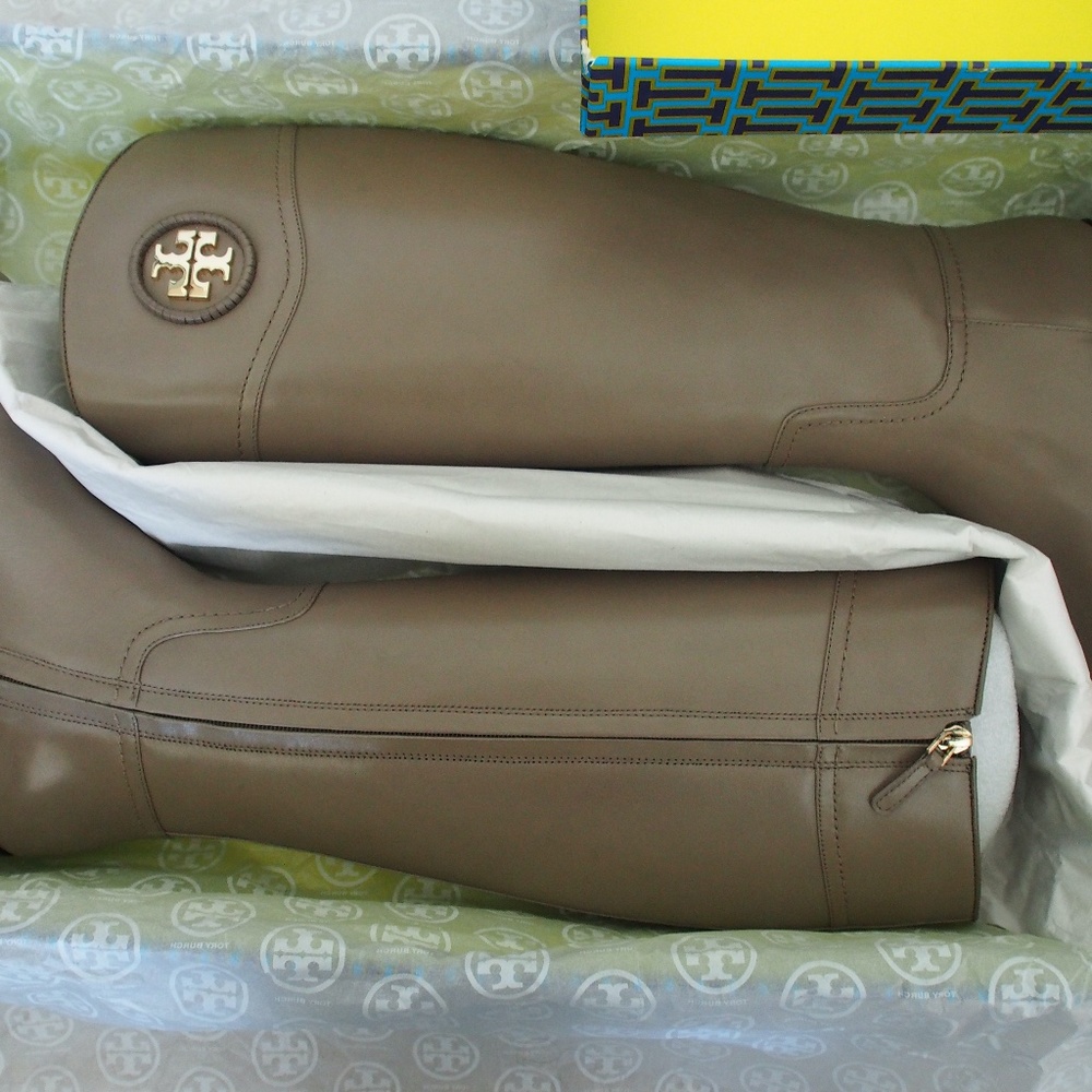 Tory Burch Ashlynn Boots Porcini Grey S 7.5 - Picture 10 of 11